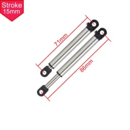 Metal Electric Push Rod Simulation Cylinder 30/50/80/100/130mm Travel 3 ~ 6V Pushrod For RC Car Excavator DIY Model Accessories