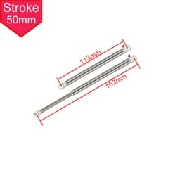 Metal Electric Push Rod Simulation Cylinder 30/50/80/100/130mm Travel 3 ~ 6V Pushrod For RC Car Excavator DIY Model Accessories