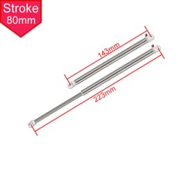 Metal Electric Push Rod Simulation Cylinder 30/50/80/100/130mm Travel 3 ~ 6V Pushrod For RC Car Excavator DIY Model Accessories