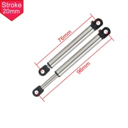 Metal Electric Push Rod Simulation Cylinder 30/50/80/100/130mm Travel 3 ~ 6V Pushrod For RC Car Excavator DIY Model Accessories