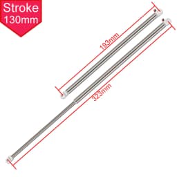 Metal Electric Push Rod Simulation Cylinder 30/50/80/100/130mm Travel 3 ~ 6V Pushrod For RC Car Excavator DIY Model Accessories