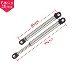Metal Electric Push Rod Simulation Cylinder 30/50/80/100/130mm Travel 3 ~ 6V Pushrod For RC Car Excavator DIY Model Accessories