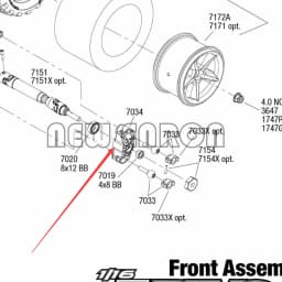 NEW ENRON 2Pcs Aluminum Steering Hub Carrier(L/R) 7034 RC CAR 1/16 For RC Traxxas 1:16 E-Revo VXL Slash 4WD Summit VXL