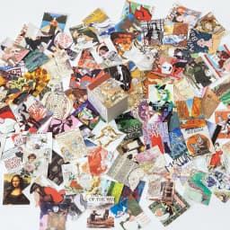 The New 400pcs/pack Lightweight Paper Vintage Craft Paper Mini Book DIY Scrapbooking Art Collage Photo Album Decor Supplies