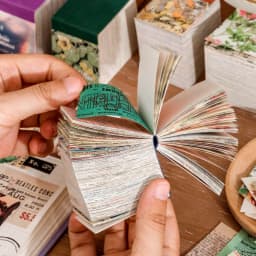 The New 400pcs/pack Lightweight Paper Vintage Craft Paper Mini Book DIY Scrapbooking Art Collage Photo Album Decor Supplies