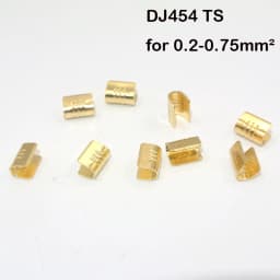 100/200/500/Pcs U-Shaped Copper Wire Crimps H62 Brass Wire Buckle Fascia Butt Terminal Quick Connect 454TABC 452 453 0.2-10mm2