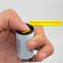 Powerlion C Size Battery Adapters, AA to C Size Battery Spacer Converter Case Use with AA Battery Cells - 4 Pack