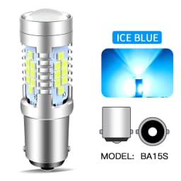 2Pcs 3600LM Canbus P21W 1156 BA15S LED Bulb For Skoda Superb Octavia 2 FL 2010 2011 2012 2013 LED Daytime Running Light DRL Lamp