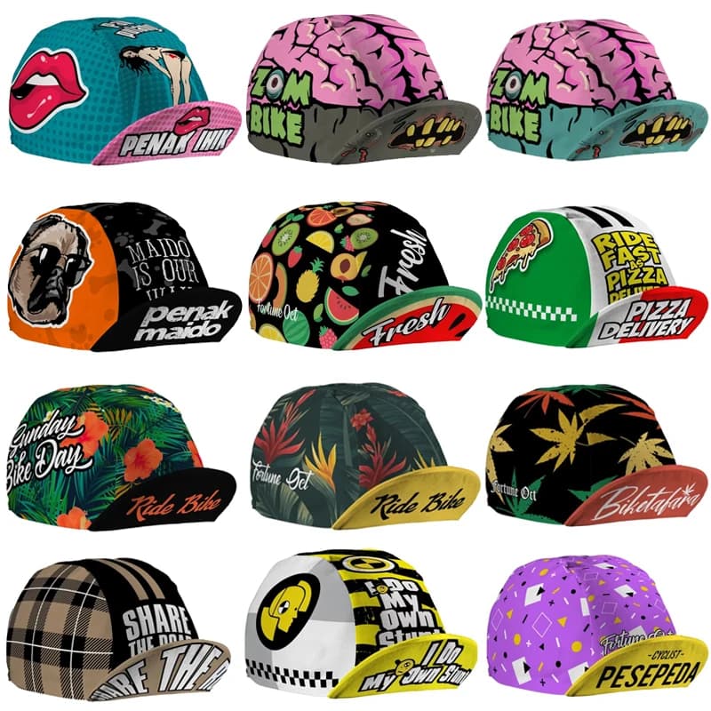 Cycling Caps FRUIT Bike Hat TROPICAL One Size Fits Most Men And Women