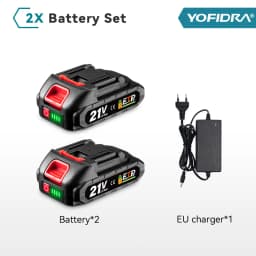 Yofidra 18-20V Rechargeable Lithium-Ion Battery For Cordless Drill/Saw/Screwdriver/Wrench/Angle Grinder Brushless Power Tools