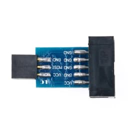 USBASP USBISP AVR Programmer USB ISP USB ASP ATMEGA8 ATMEGA128 Support Win7 Win8 Win8.1 32K/64K 10Pin To 6 Pin Adapter Board