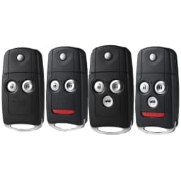 YIQIXIN Modified Flip Car Key 2/3/4 Buttons Shell For Honda Civic Dio Fit Crv HRV Accord Odyssey Jazz Replacement Folding Cover