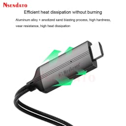Mirascreen LD36 Wire HD Streaming Display TV Stick Dongle USB Type C Cable Plug Play Mirroring Screen for Andriod HDTV