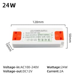 AC100V-240V To DC12V Constant Volatge 18W 36W Super Slim LED Driver LED Power Supplies 3A Lighting Transformer for LED Lighting