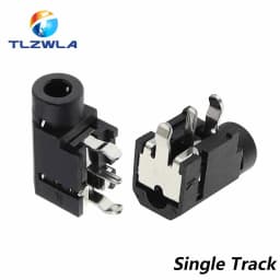 10PCS PJ-314A 3.5Mm Dual Channel, Stereo Audio Headphone Socket PJ-314 Mono Channel 3Pin Audio Connector