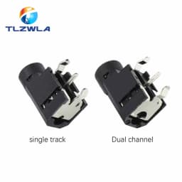10PCS PJ-314A 3.5Mm Dual Channel, Stereo Audio Headphone Socket PJ-314 Mono Channel 3Pin Audio Connector