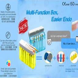 Dental Endo Files Sterilization Box 135 Degree Autoclavable Multi Function Measurement Box Dental File Organizer Endodontic File