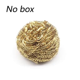 1pc Cleaning Ball Desoldering Soldering Iron Mesh Filter Cleaning Nozzle Tip Copper Wire Cleaner Ball Metal Dross Box Clean Ball