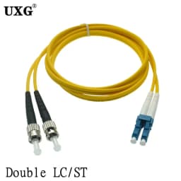 Double SC LC ST FC UPC To LC UPC Simplex 3.0mm PVC Single Mode Fiber Patch Cable Fiber Optic Patch Cord Cable 1m 2m 3m 5m10m 50m
