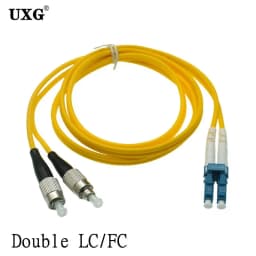 Double SC LC ST FC UPC To LC UPC Simplex 3.0mm PVC Single Mode Fiber Patch Cable Fiber Optic Patch Cord Cable 1m 2m 3m 5m10m 50m