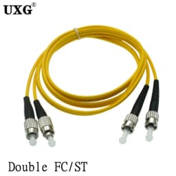 Double SC LC ST FC UPC To LC UPC Simplex 3.0mm PVC Single Mode Fiber Patch Cable Fiber Optic Patch Cord Cable 1m 2m 3m 5m10m 50m