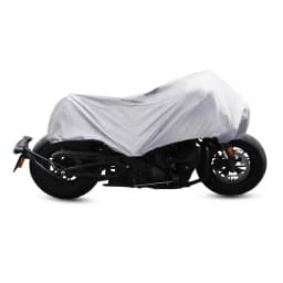 X Autohaux 210T Half Motorcycle Cover Travel Waterproof Outdoor Dustproof Rain Dust Anti UV Motor Scooter Protector Cover M L XL