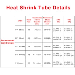 10Pcs Hse-231 Compatible Brother Hse-211 221 241 251 611 621 631 641 651 Heat Shrink Tube Label for Brother P-touch Label Maker