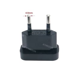 US China To European EU Travel Adapter With Safety Shutter Germany Power Wall Plug Connector Adaptor