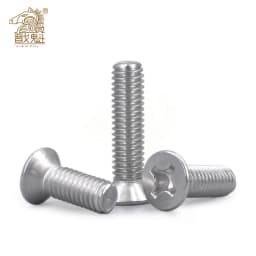 50pcs M1 M1.2 M1.4 M1.6 M2 M2.5 M3 M4 Mini Micro Small Black 304 Stainless Steel Cross Phillips Flat Countersunk Head Screw Bolt