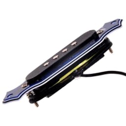 Pre-wired 4 String Single Coil Soundhole Pickup Harness with Volume & Tone Pots for Electric Guitar