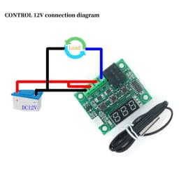 Javino W1209 DC 5V 12V heat cool temp thermostat temperature control switch temperature controller thermometer thermo controller