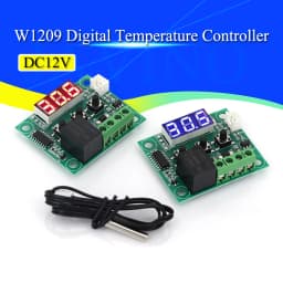 Javino W1209 DC 5V 12V heat cool temp thermostat temperature control switch temperature controller thermometer thermo controller
