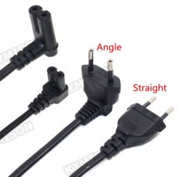 C7 90 Degree Angle AC Power Cord for Samsung Philips Sony LED TV EU Schuko CEE7/16 to IEC C7 Power Lead Adapter Cable VDE Cord