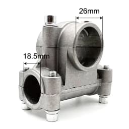 Garden Tool Parts Accessories Replacement Aluminum Handle Holder 26mm & 28mm for Portable Brush Cutter