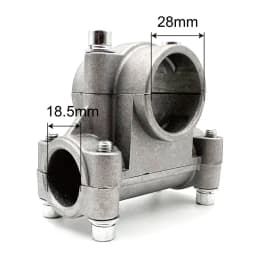 Garden Tool Parts Accessories Replacement Aluminum Handle Holder 26mm & 28mm for Portable Brush Cutter