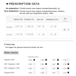 1.56 1.61 1.67 1.74 Index Anti Blue Light A Pair Of Optical Lens GREEN-EMI Prescription Myopia Presbyopia Scratch-resistant