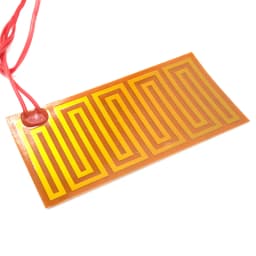 Any Sizes Custom 12V/24V DC Flexiable Eeletric Polyimide Film Heater Heating Element for Electrical Wires Oil Tank 3D Print