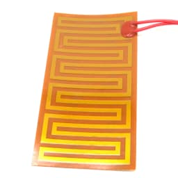 Any Sizes Custom 12V/24V DC Flexiable Eeletric Polyimide Film Heater Heating Element for Electrical Wires Oil Tank 3D Print