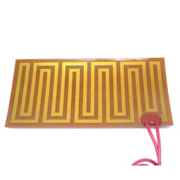Any Sizes Custom 12V/24V DC Flexiable Eeletric Polyimide Film Heater Heating Element for Electrical Wires Oil Tank 3D Print