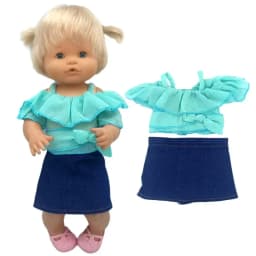 Reborn Baby Doll Clothes 35cm Pants for 38cm Nenuco Ropa Y Su Hermanita Doll Outfit