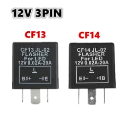 Universial 3 Pin CF13 CF14 JL-02 Electronic Car Flasher Relay To Fix LED Light Turn Signal Hyper Flash Blinking Light 12V DC