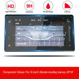 Tempered Glass Screen Protector For Skoda Kodiaq Karoq 6.5" 8" 9" Inch Car GPS Navigation Car Styling Auto Interior Accessories