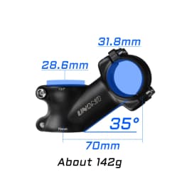 Kalloy Bike Stem MTB Power Bike Table Bicycle Handlebar Stem 7 17 35 Degree Takeaway 31.8mm 60-130mm Mountain Road Bicycl Parts
