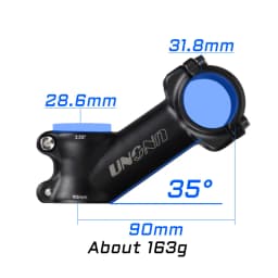 Kalloy Bike Stem MTB Power Bike Table Bicycle Handlebar Stem 7 17 35 Degree Takeaway 31.8mm 60-130mm Mountain Road Bicycl Parts