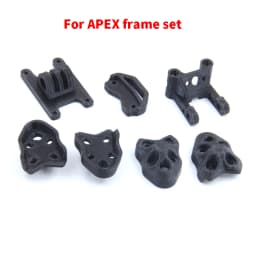 FPV Drone 3D Printed Printing Accessories Antenna/Camera Mount Arm Protective Seat TPU Parts for APEX HD DC 5-9 inch RC Frame