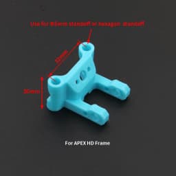 FPV Drone 3D Printed Printing Accessories Antenna/Camera Mount Arm Protective Seat TPU Parts for APEX HD DC 5-9 inch RC Frame