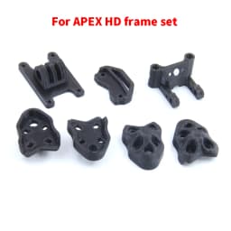 FPV Drone 3D Printed Printing Accessories Antenna/Camera Mount Arm Protective Seat TPU Parts for APEX HD DC 5-9 inch RC Frame