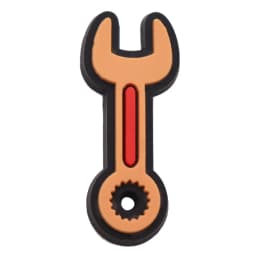 1-17PCS PVC Shoe Charms Fit Wristbands Tool Brush Pliers Scissors Screwdriver Wrench Hammer Hole Slipper Shoe Decoration Buckle