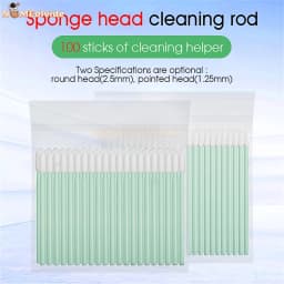 100Pcs/Bag Fiber Optic Cleaning Sticks Fiber Optic swabs For 1.25mm/2.5mm LC/SC/FC/ST Connectors/ adaptors