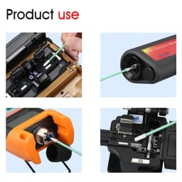 100Pcs/Bag Fiber Optic Cleaning Sticks Fiber Optic swabs For 1.25mm/2.5mm LC/SC/FC/ST Connectors/ adaptors